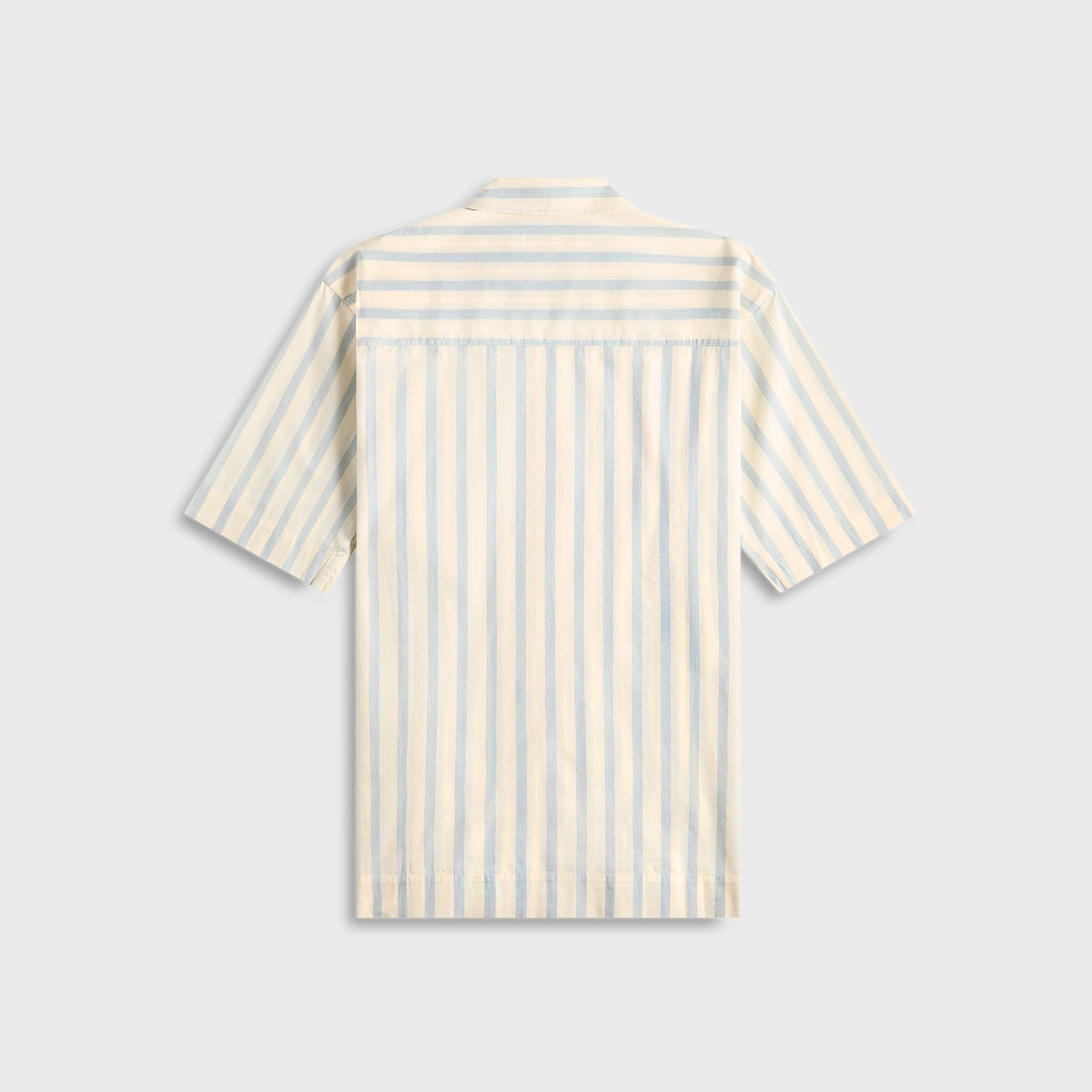 Tekla Poplin Pyjamas Short Sleeve Shirt - Needle Stipes