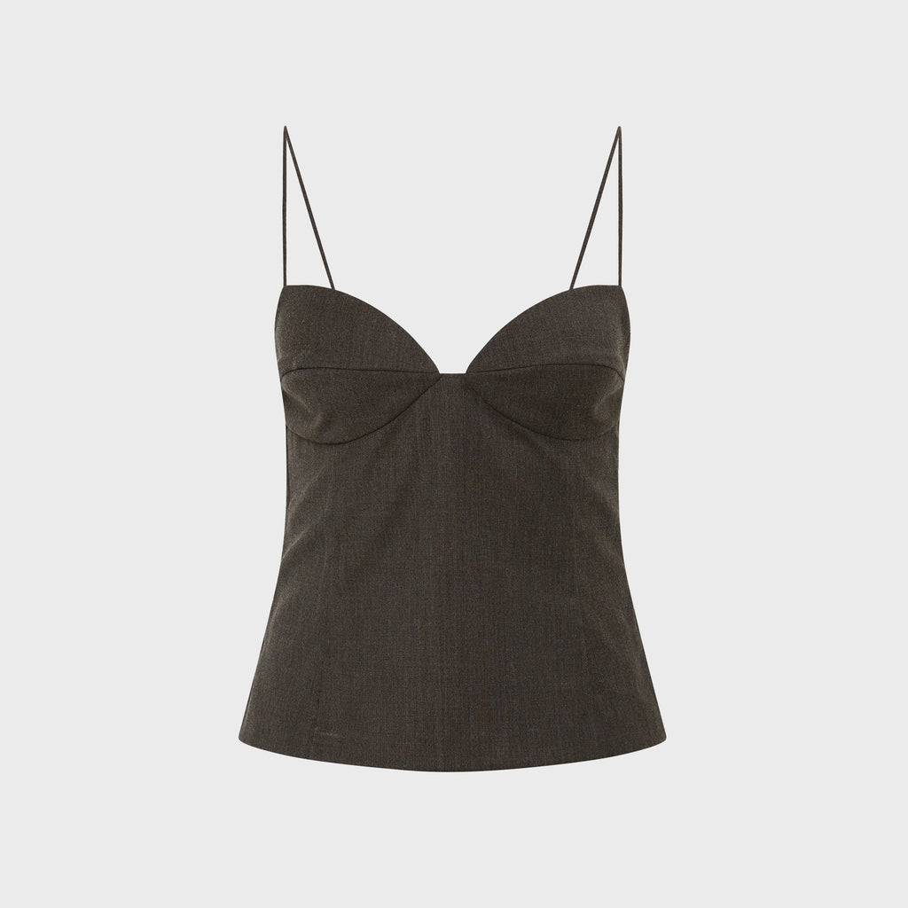 St. Agni Wool Cami Top - Mulch