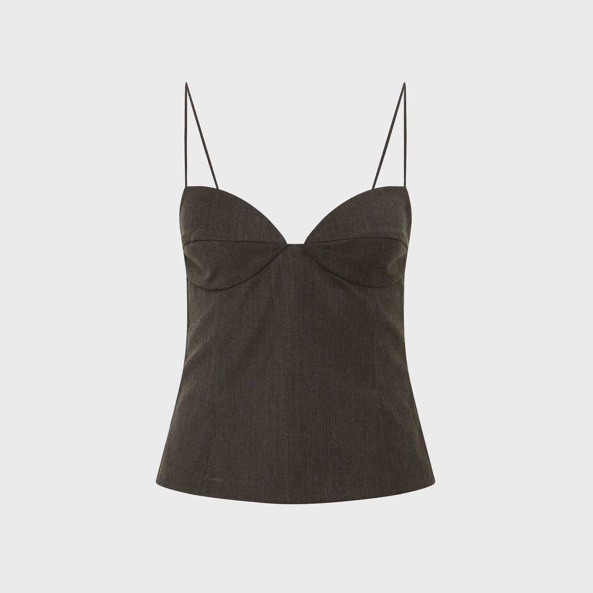 St. Agni Wool Cami Top - Mulch