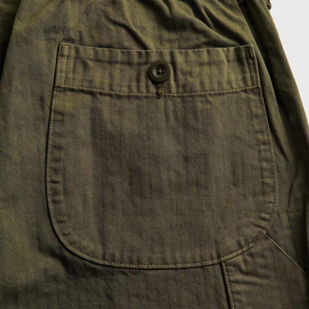 orSLOW Wide Fit French Work Pant - Army Green