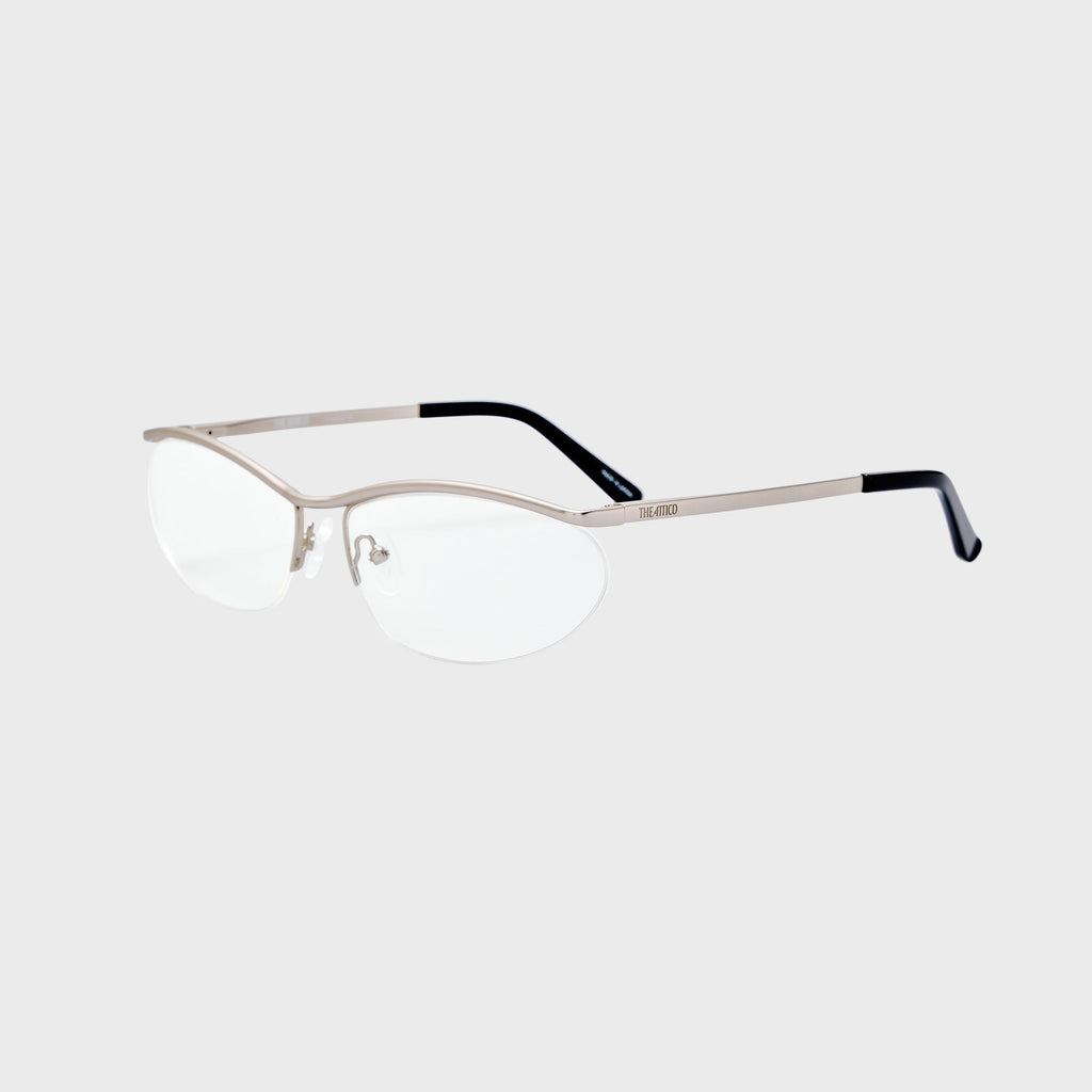 The Attico Charlotte Optical Sunglasses - Matte Silver