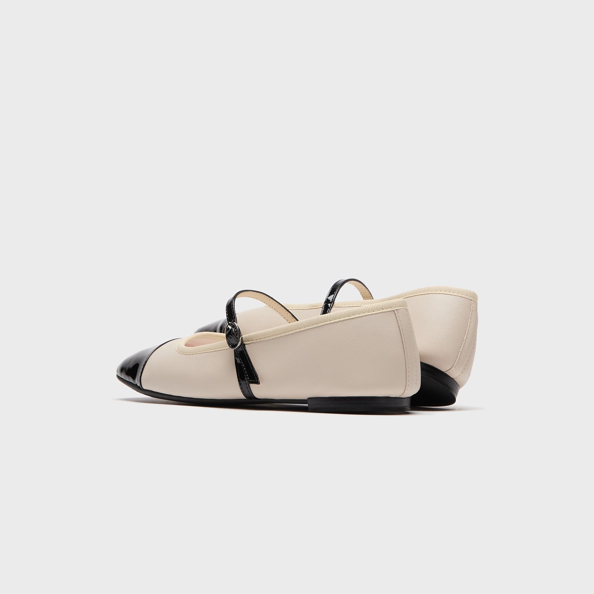 Repetto Georgiana Mary Janes - Swan Beige / Black
