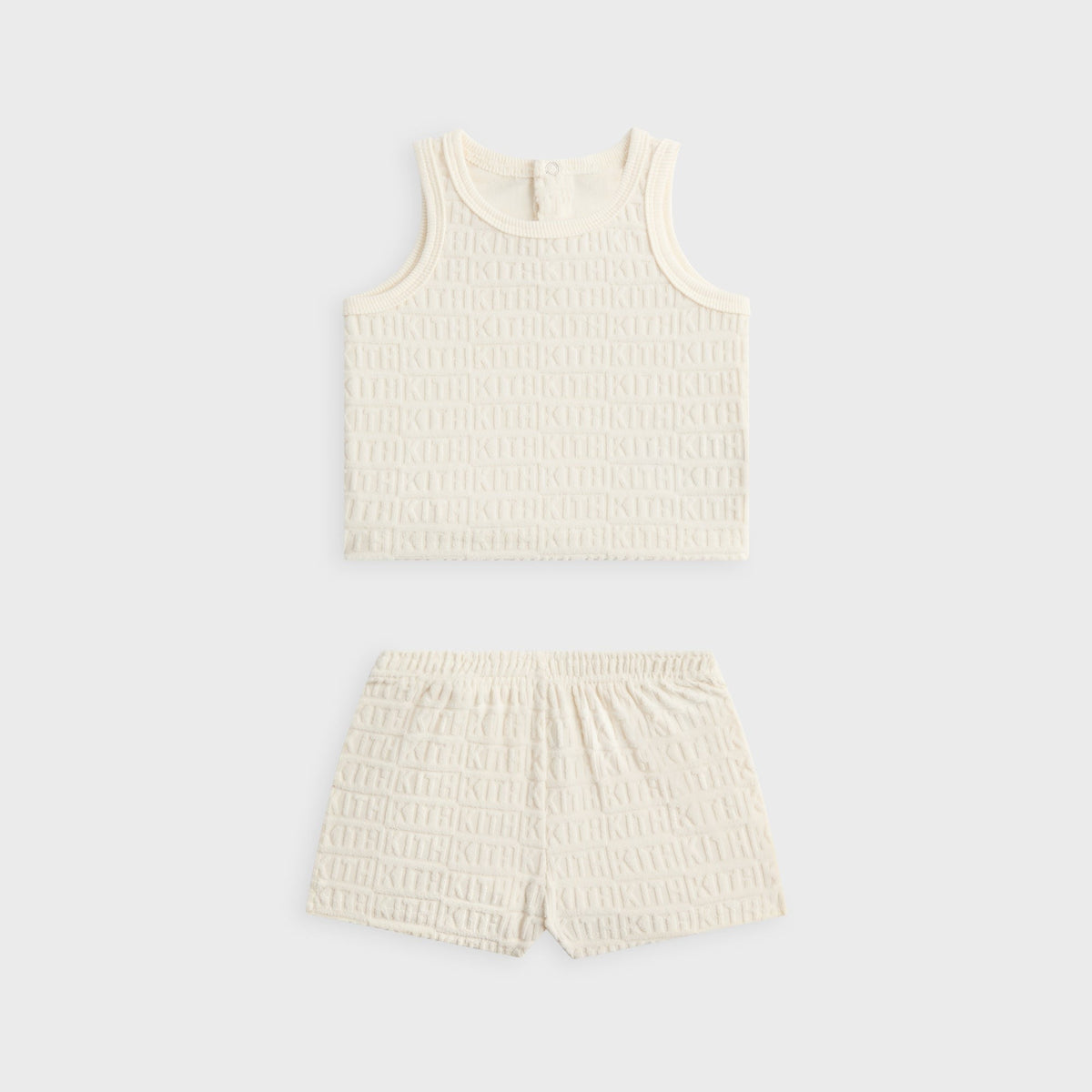 Kith Baby Monogram Terry Tank Set - Silk
