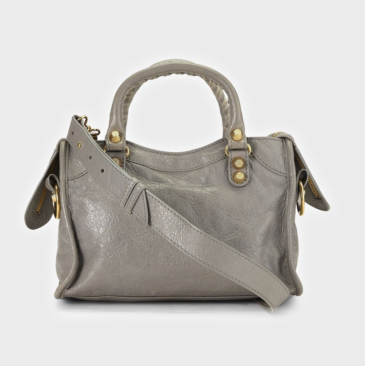 WGACA Balenciaga Agneau Giant 12 City Mini Bag - Grey