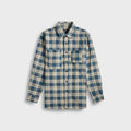 Engineered Garments Work Plaid Jacquard Shirt - Navy