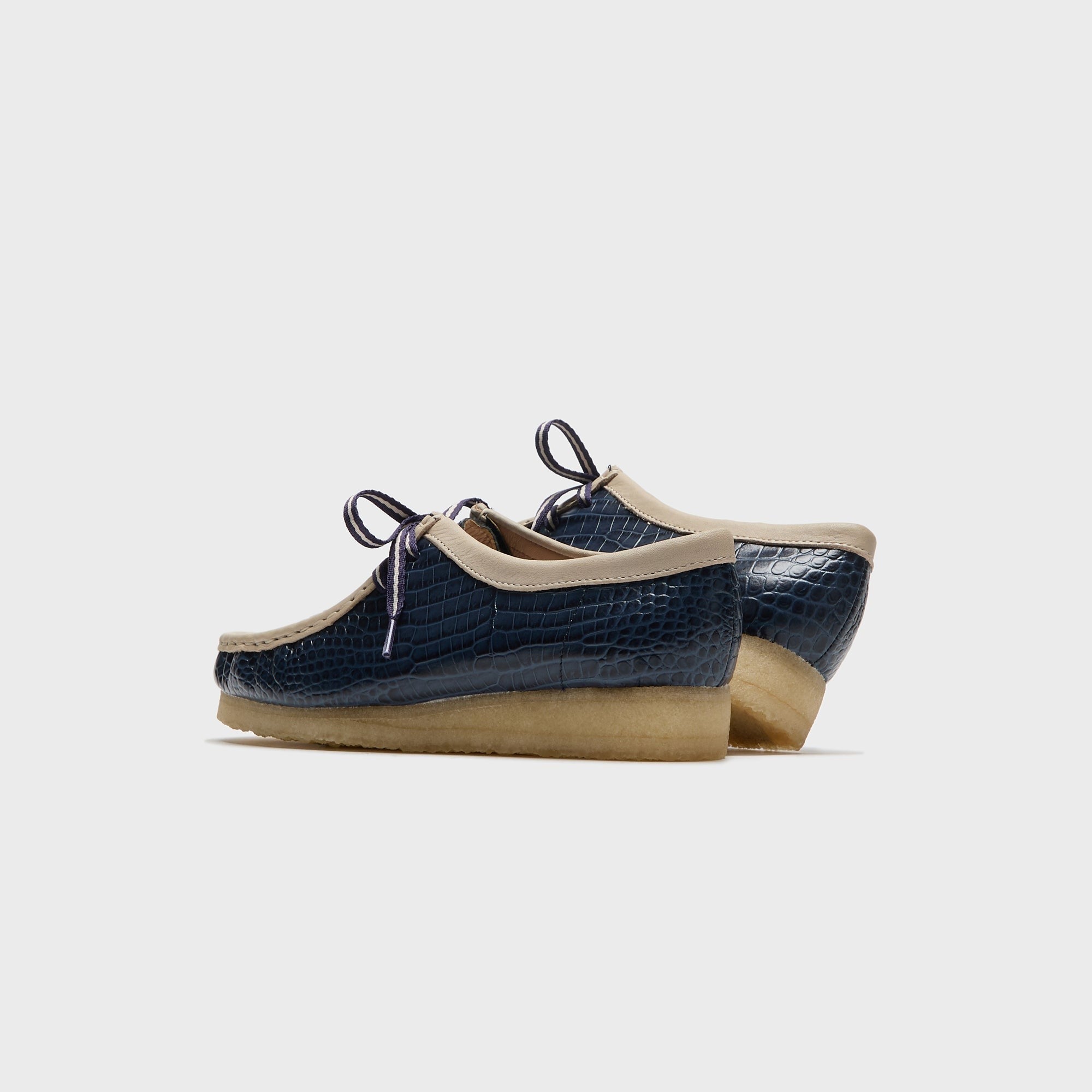 Clarks WMNS Wallabee - Blue Interest