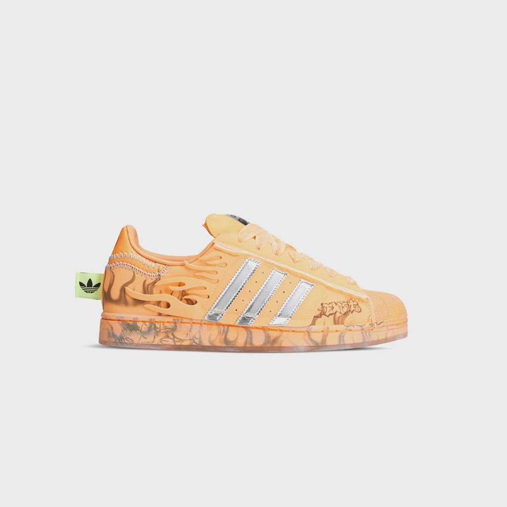 adidas x HELLSTAR Superstar II - Hazy Orange / Silver Metallic / Core Black