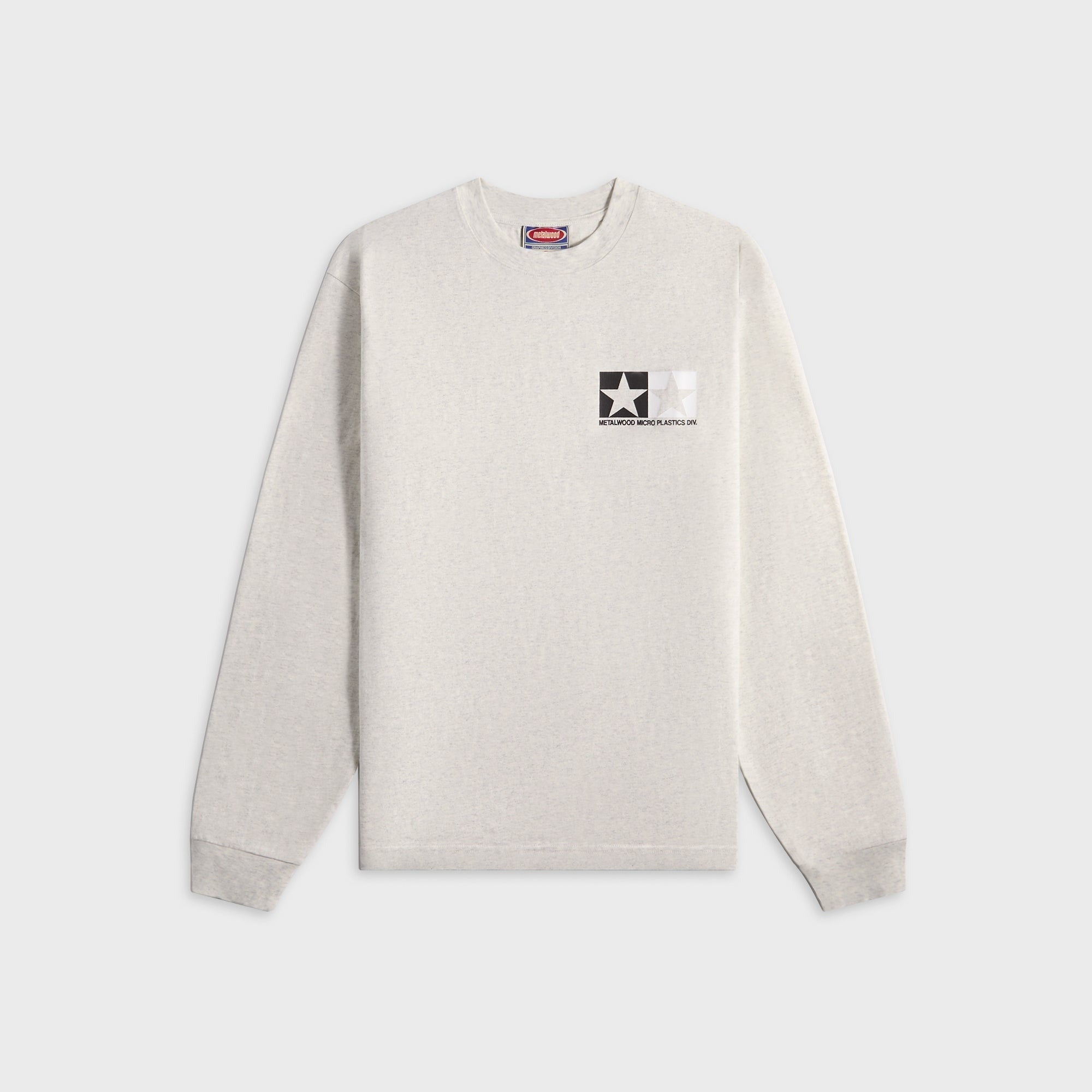 Metalwood Microplastics Long Sleeve Tee - Heather Grey