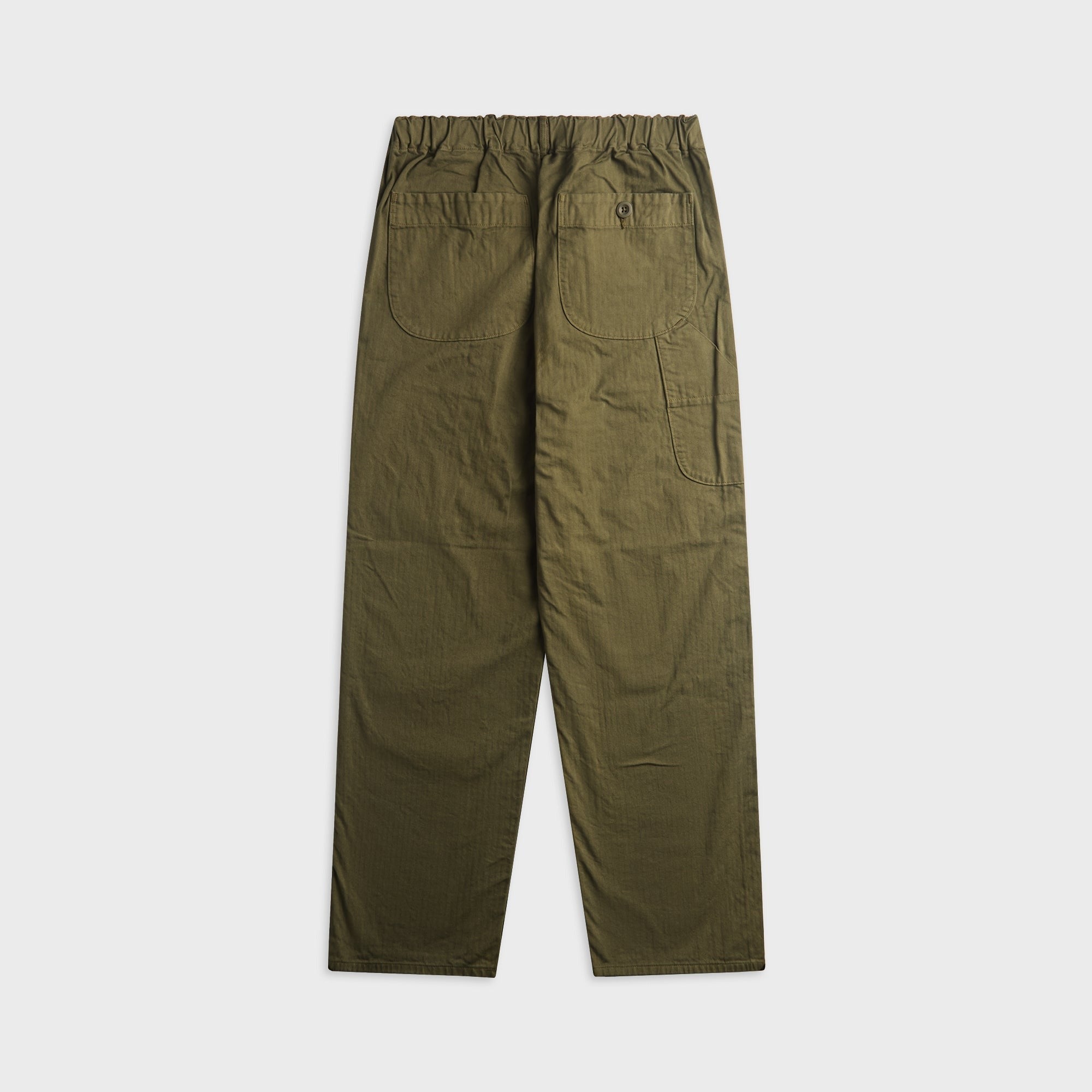 orSLOW Wide Fit French Work Pant - Army Green