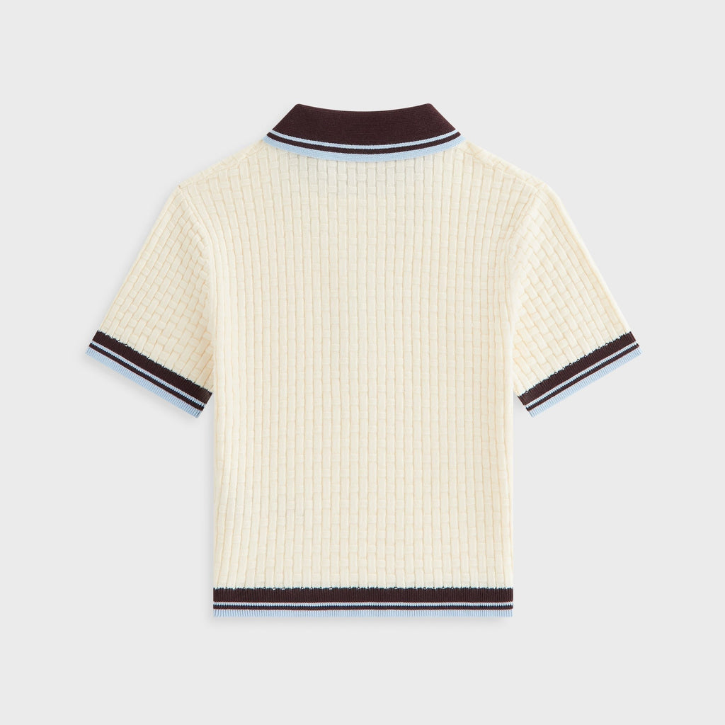 Kith Women Taylen Basketweave Sweater Polo - Nano