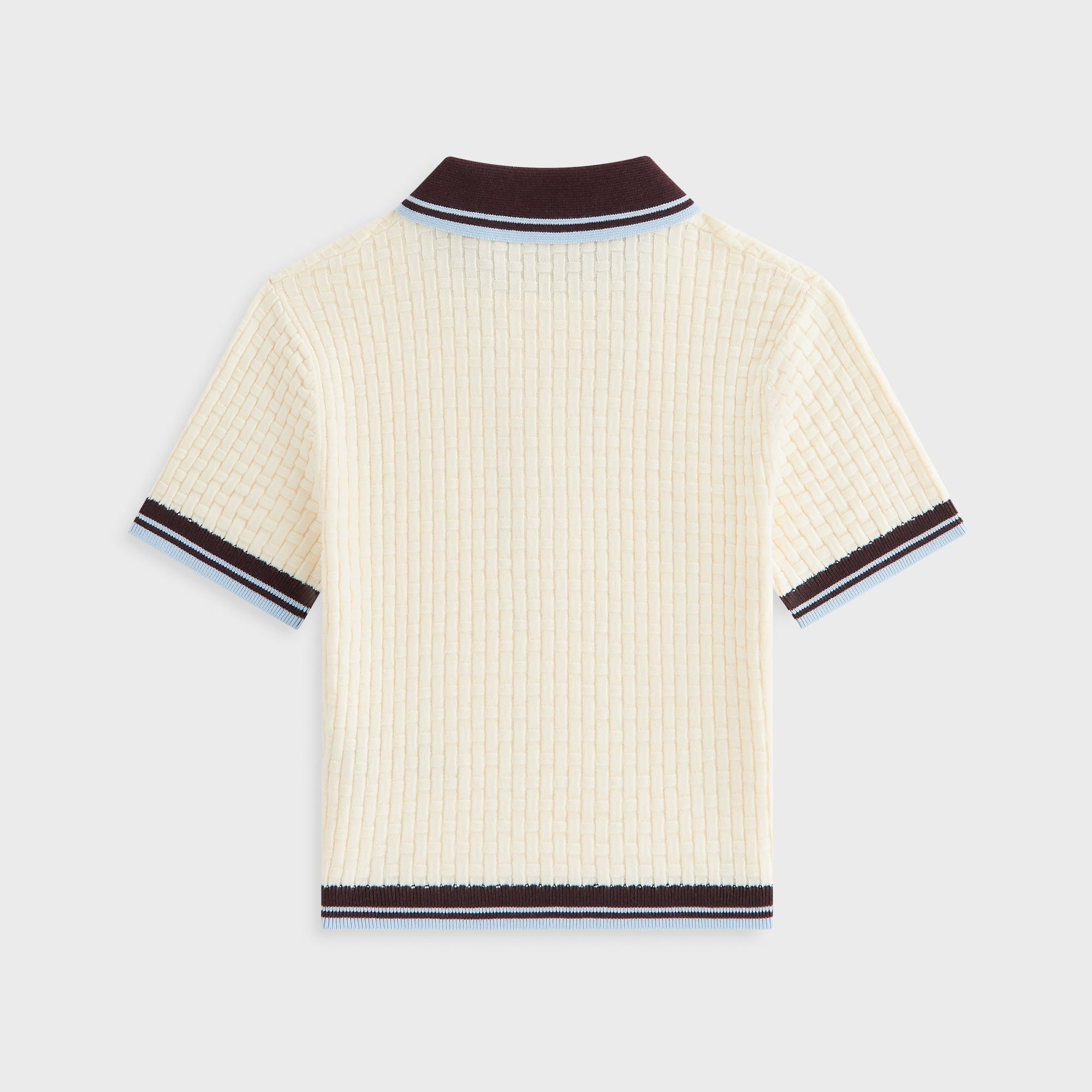 Kith Women Taylen Basketweave Sweater Polo - Nano