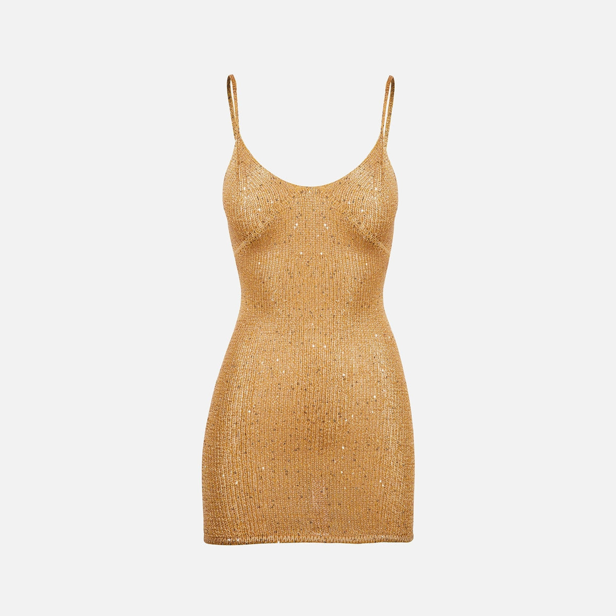 Asta Resort Delilah Mini Dress - Sepia Sequin