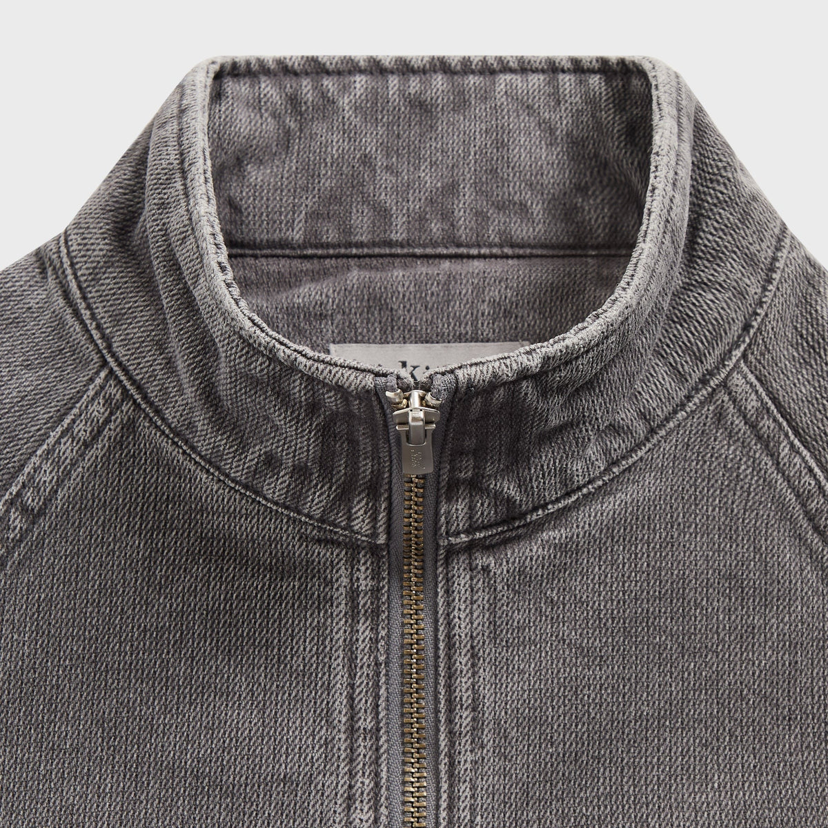 Kith Herringbone Denim Efron Track Jacket - Mineral