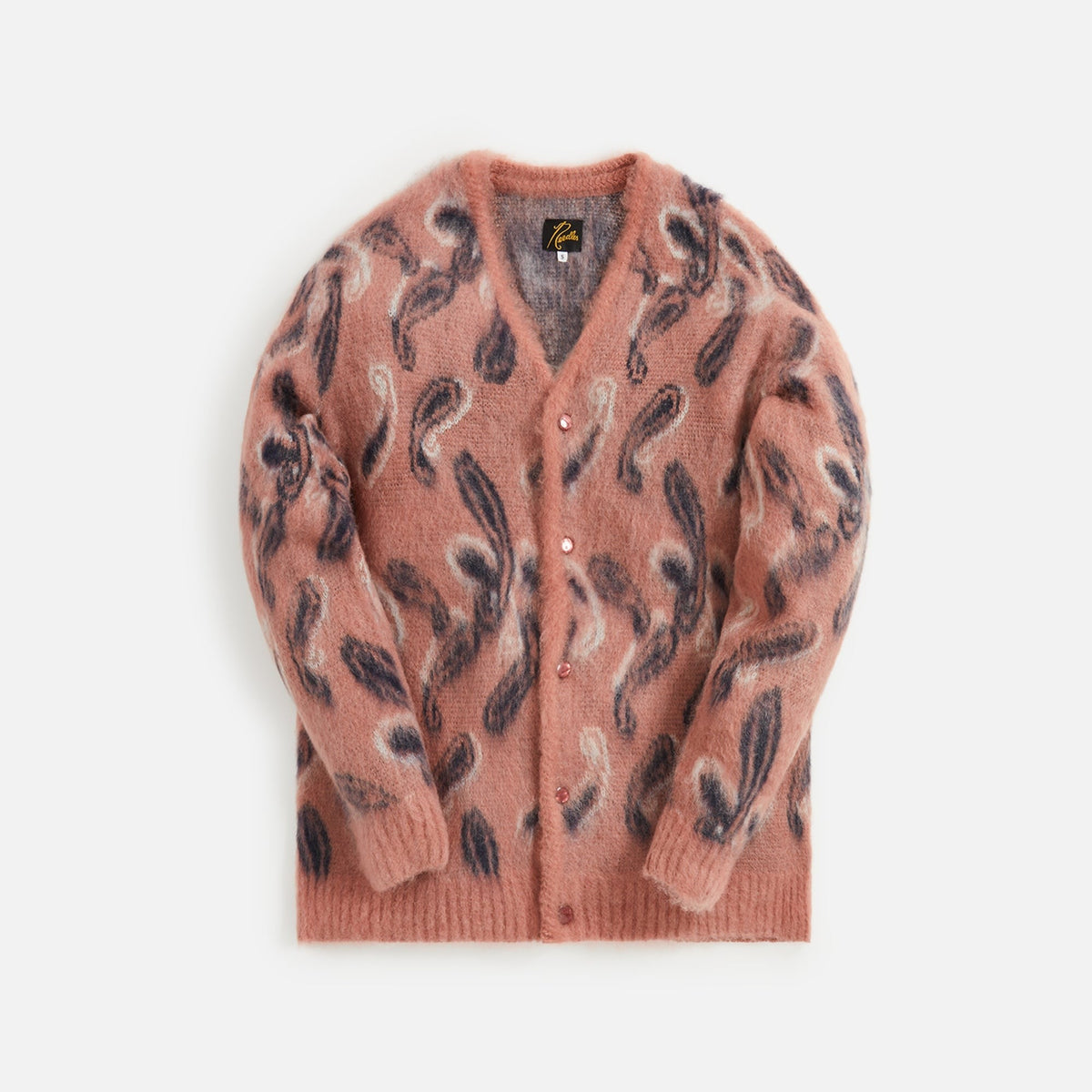 Needles Mohair Cardigan - Argyle Pink