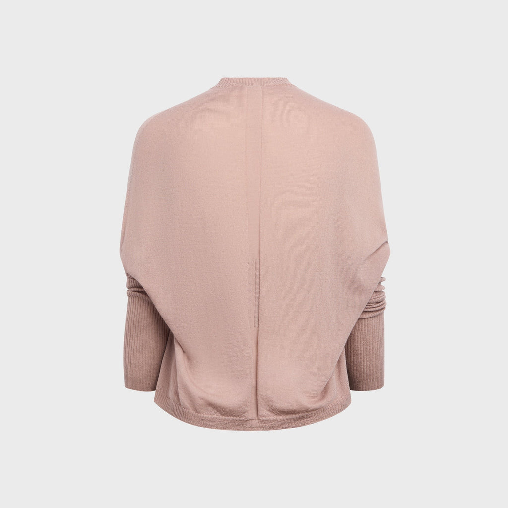 Rick Owens Long Sleeve Crater Sweater - Rose