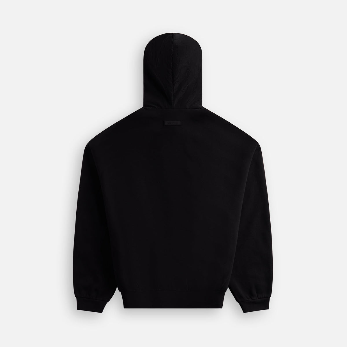 Essentials Nylon Fleece Hoodie - Jet Black