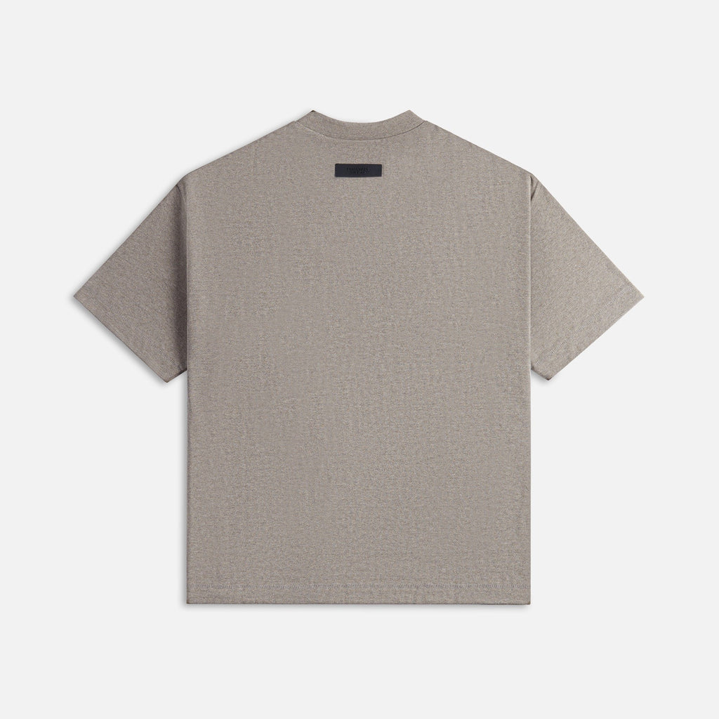 Essentials Logo Tee - Heather Grey