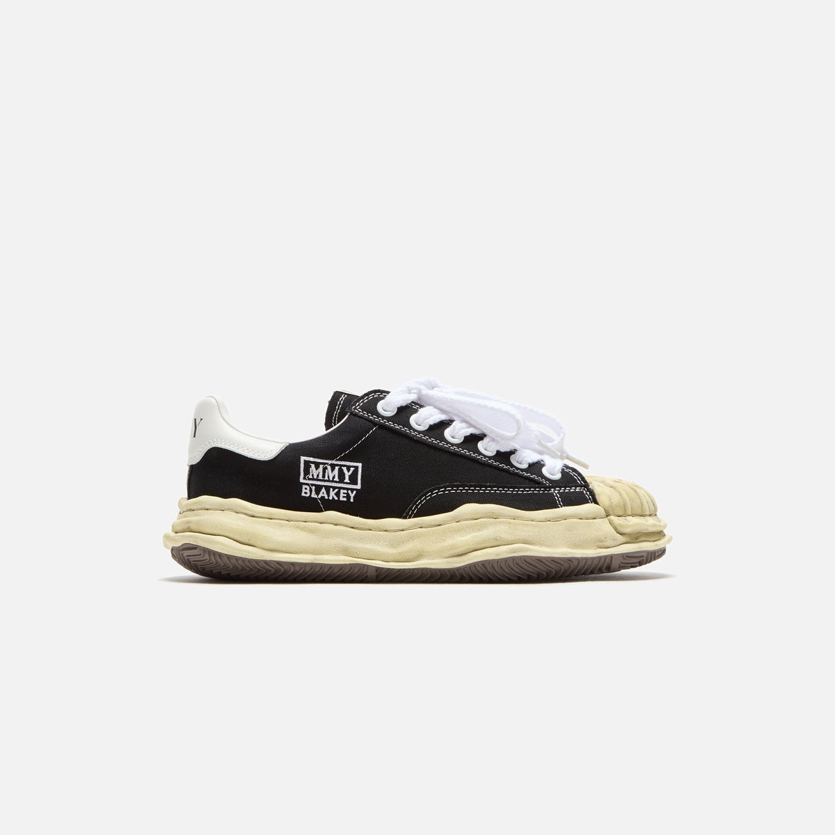 Mihara Yasuhiro Blakey Original Sole Canvas Low - Vintage Dyed Black