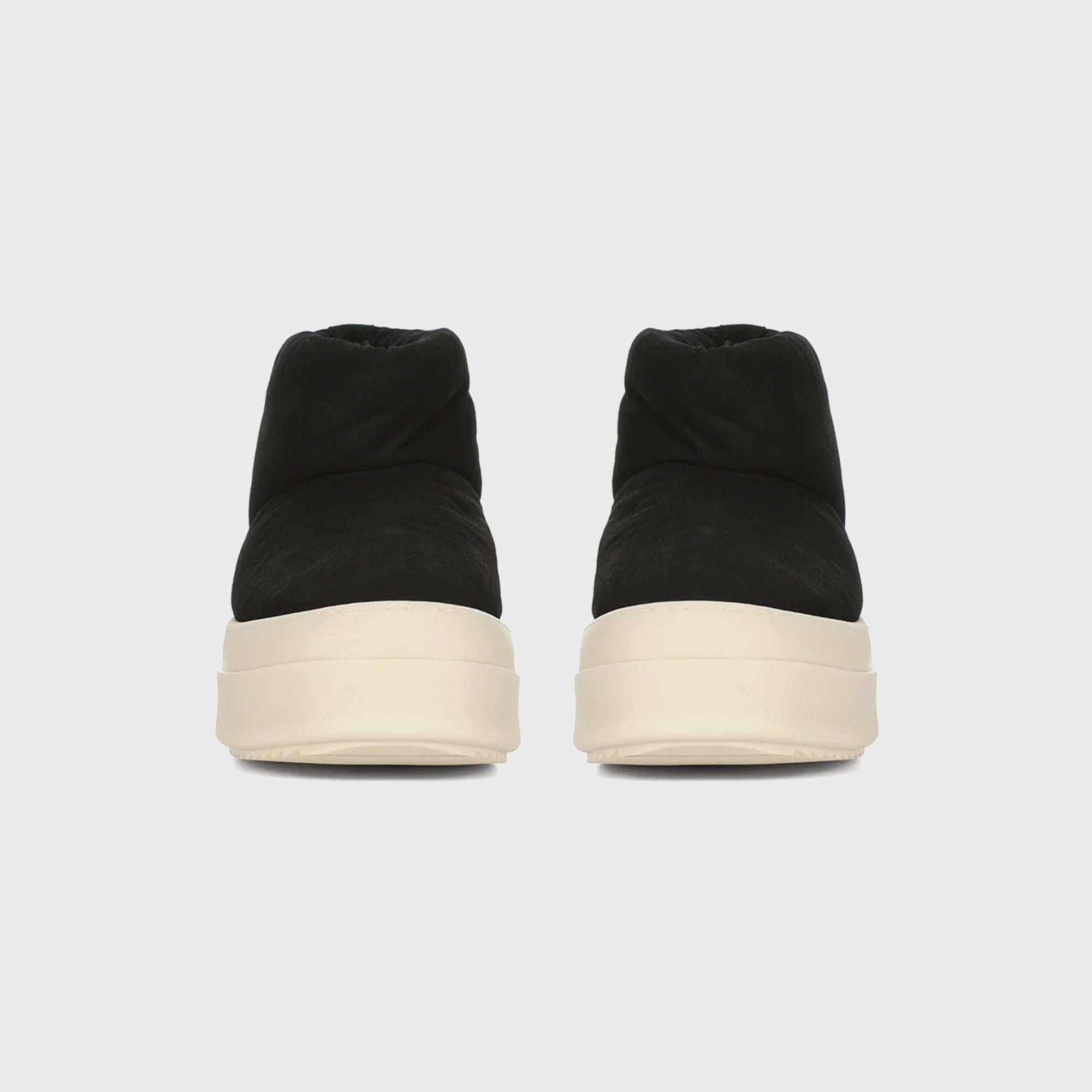 Rick Owens WMNS Mega Bumper Low Lunar Boots - Black / Milk / Milk