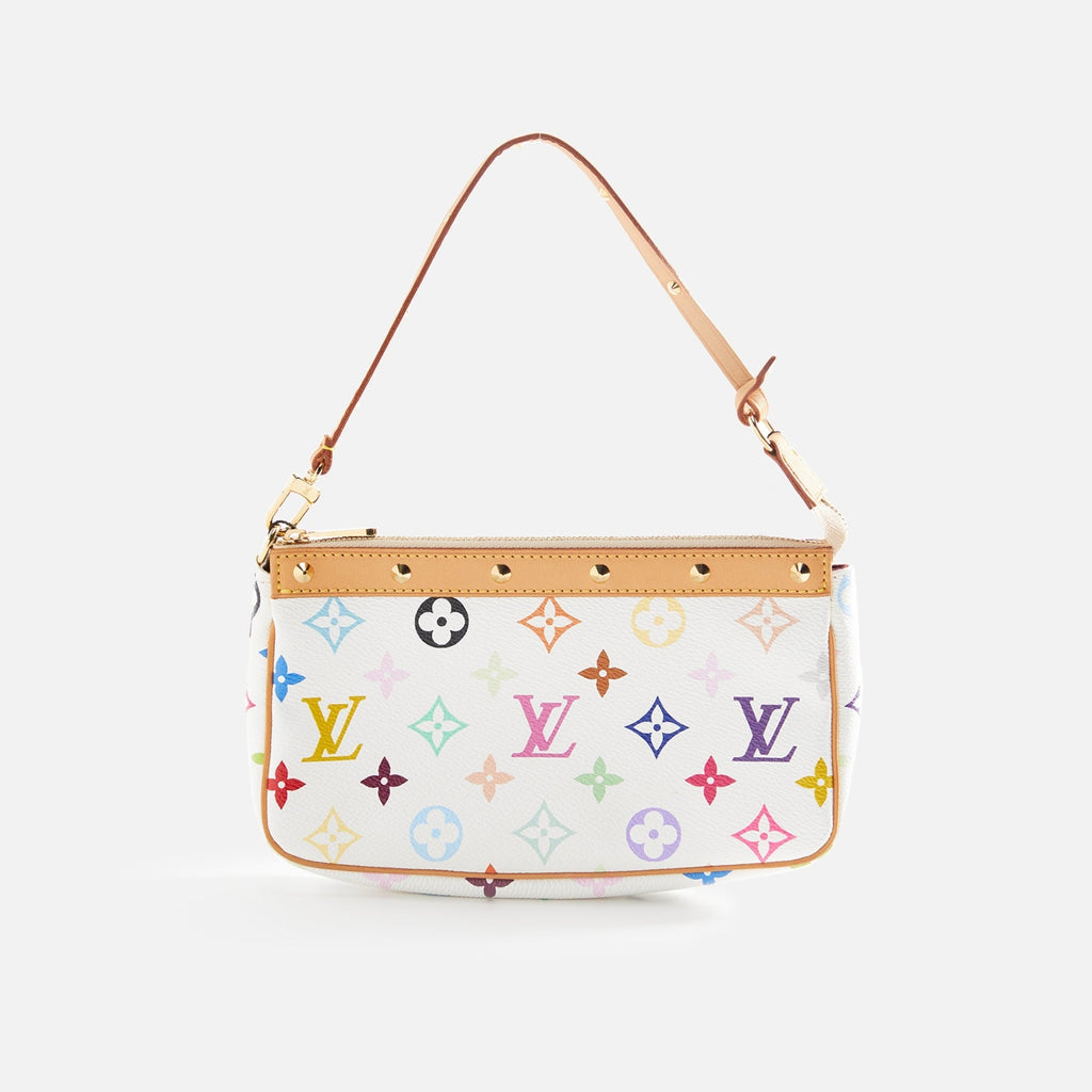 WGACA Louis Vuitton Pochette - White / Multi