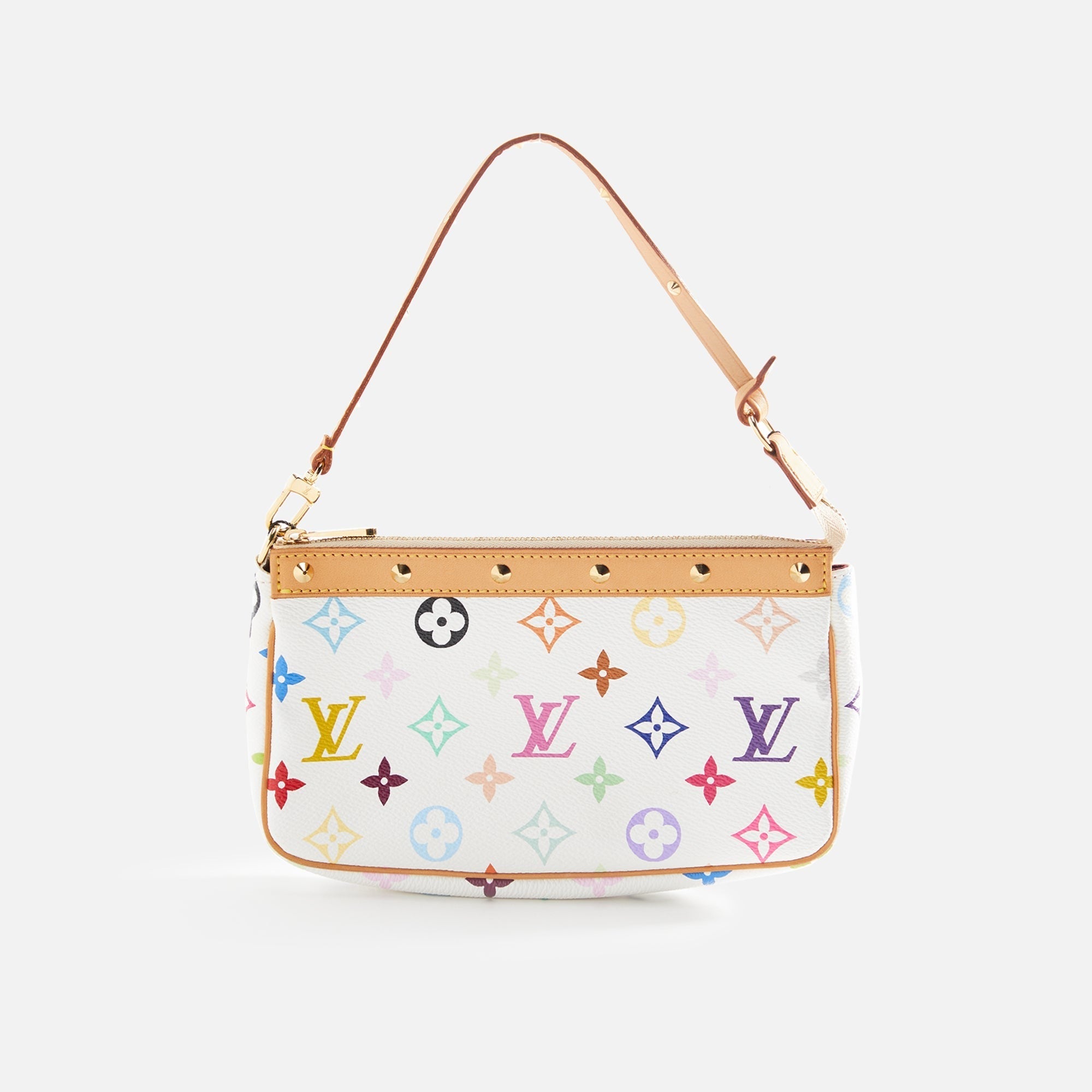 WGACA Louis Vuitton Pochette - White / Multi