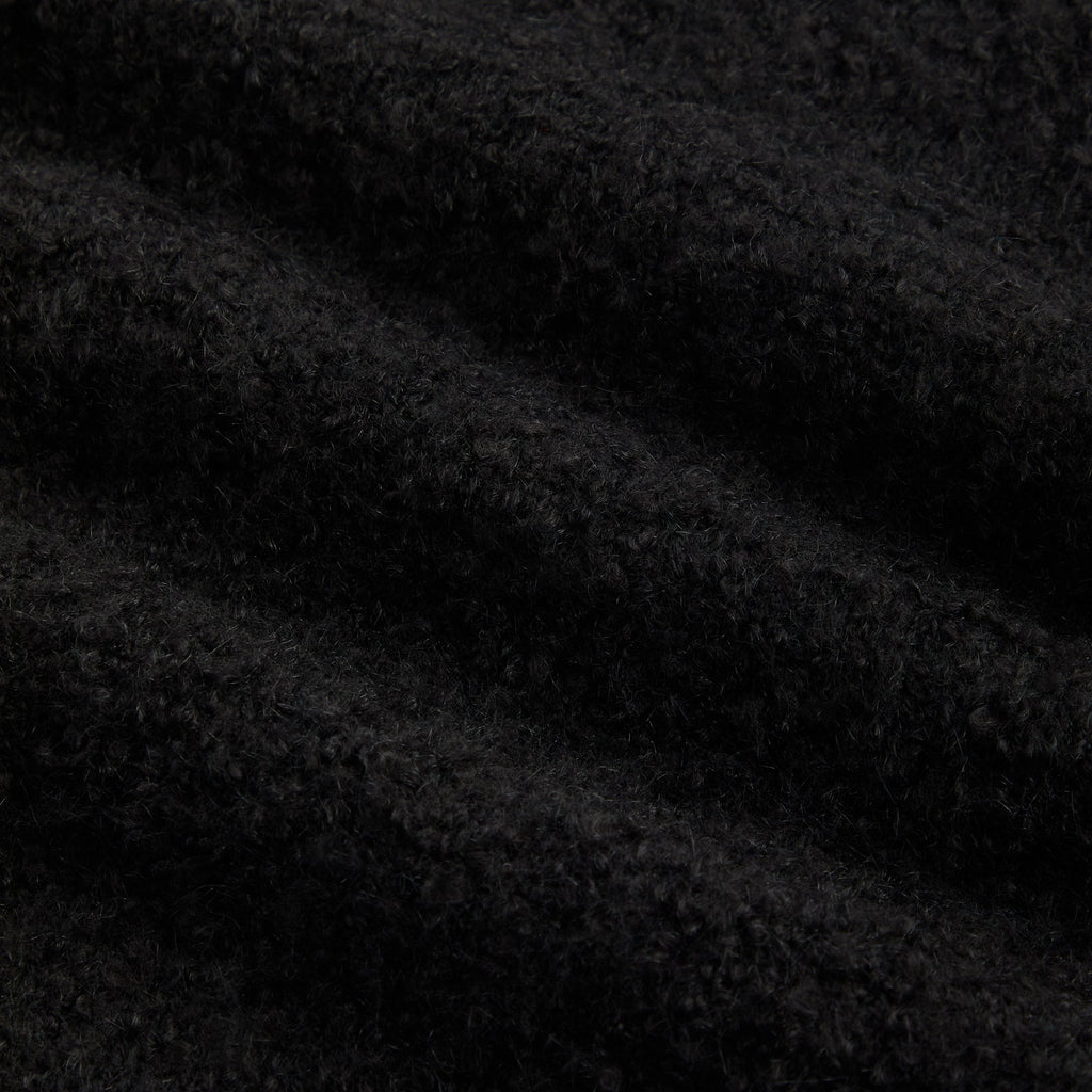 &Kin Speckled Boucle Walker Turtleneck - Black