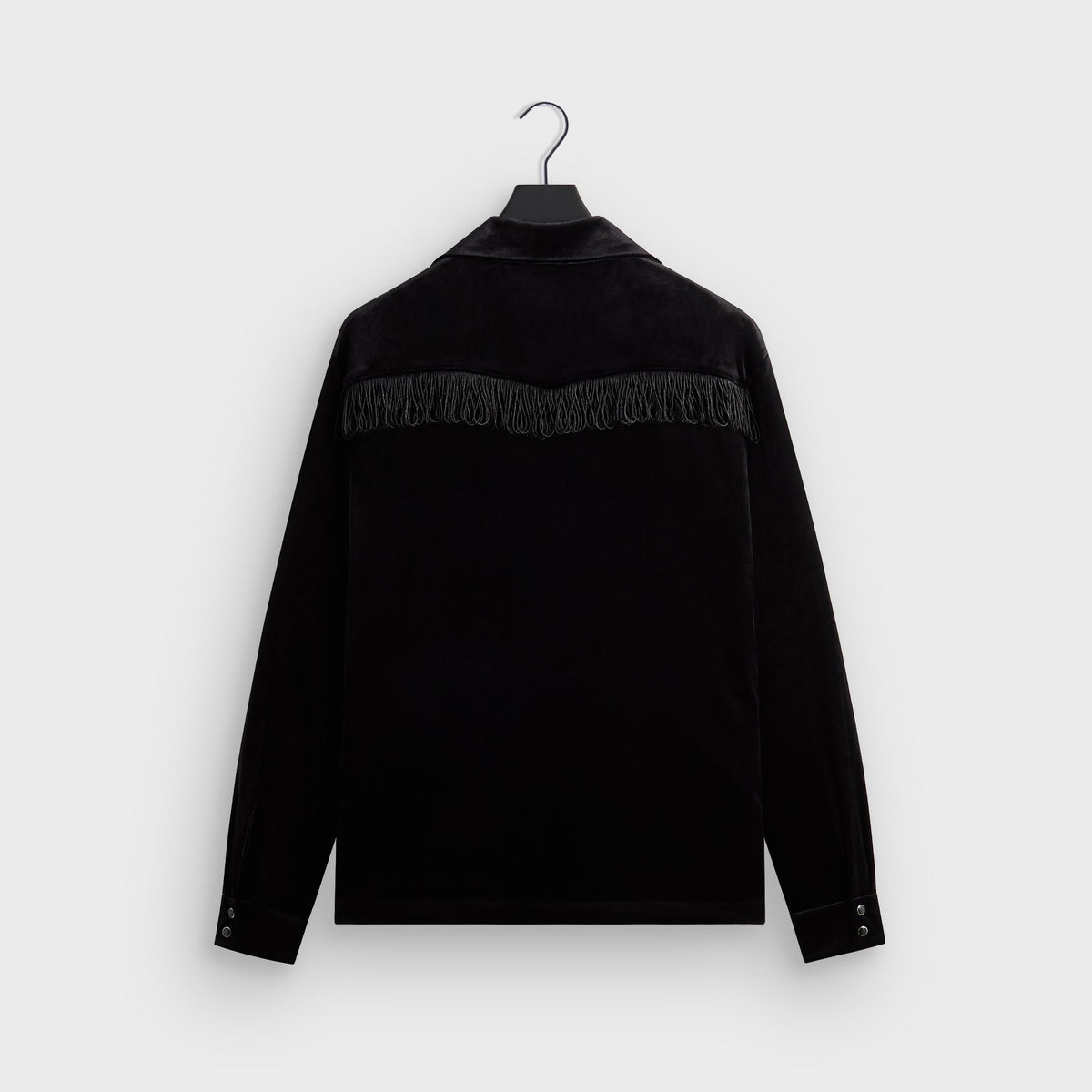 Kith for Needles Ren Fringe Camp Collar Shirt - Black