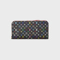 WGACA Louis Vuitton x Takashi Murakami Monogram Zippy Wallet - Black / Multi