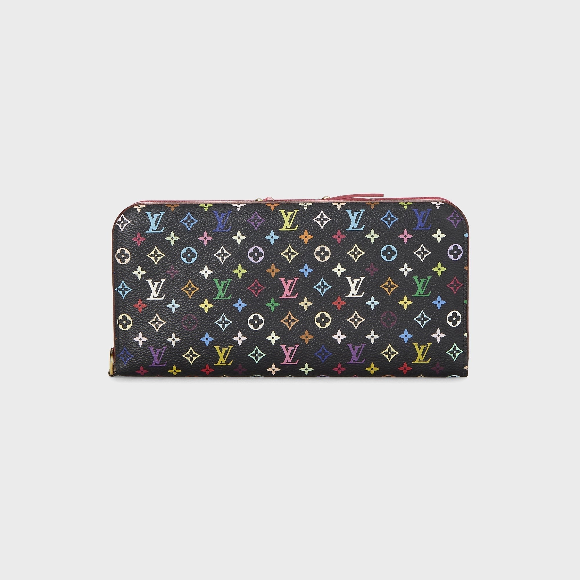 WGACA Louis Vuitton x Takashi Murakami Monogram Zippy Wallet - Black / Multi