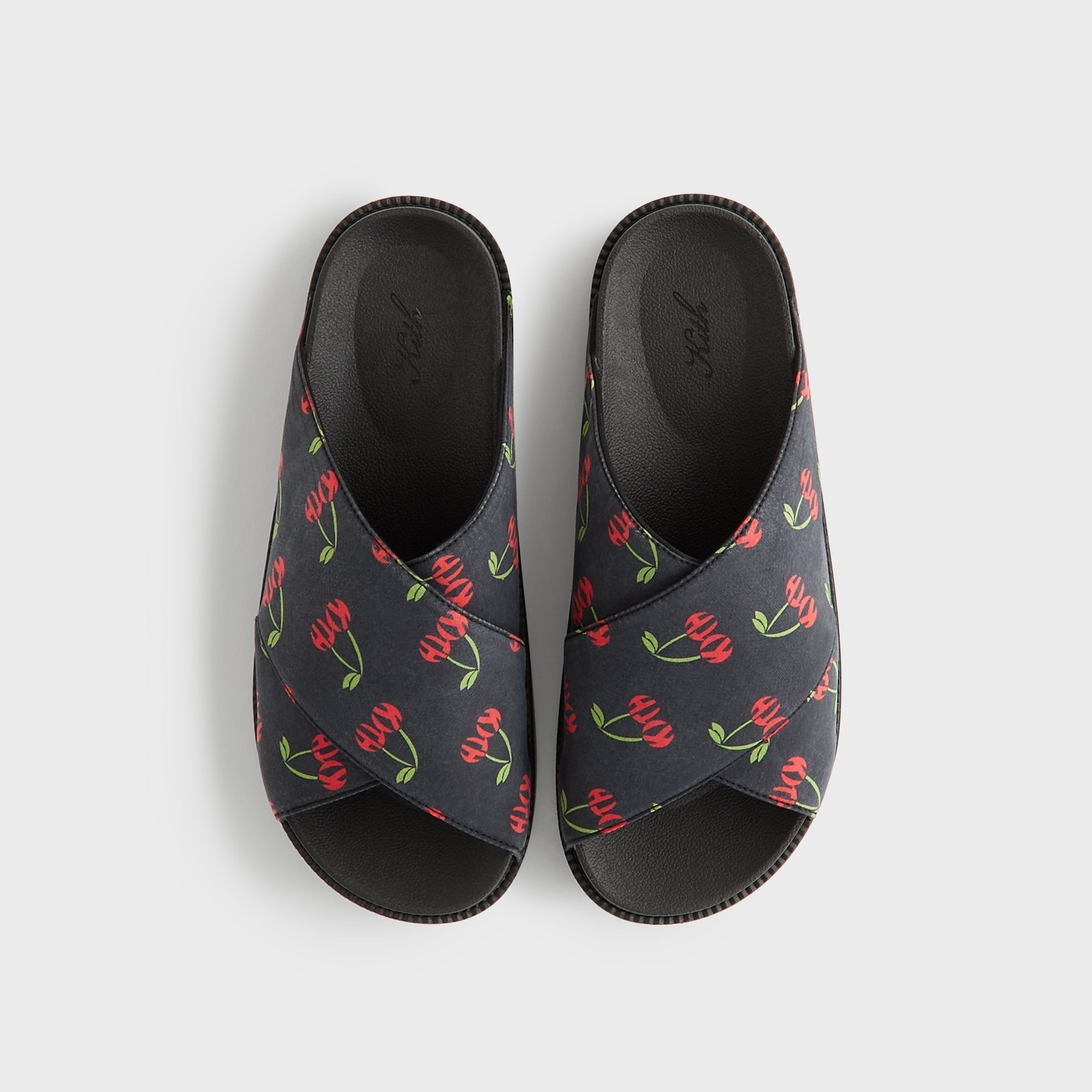 Kith Women Cherry Criss Cross Slides - Black