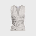 The Line by K Sunnery Top - Heather Grey