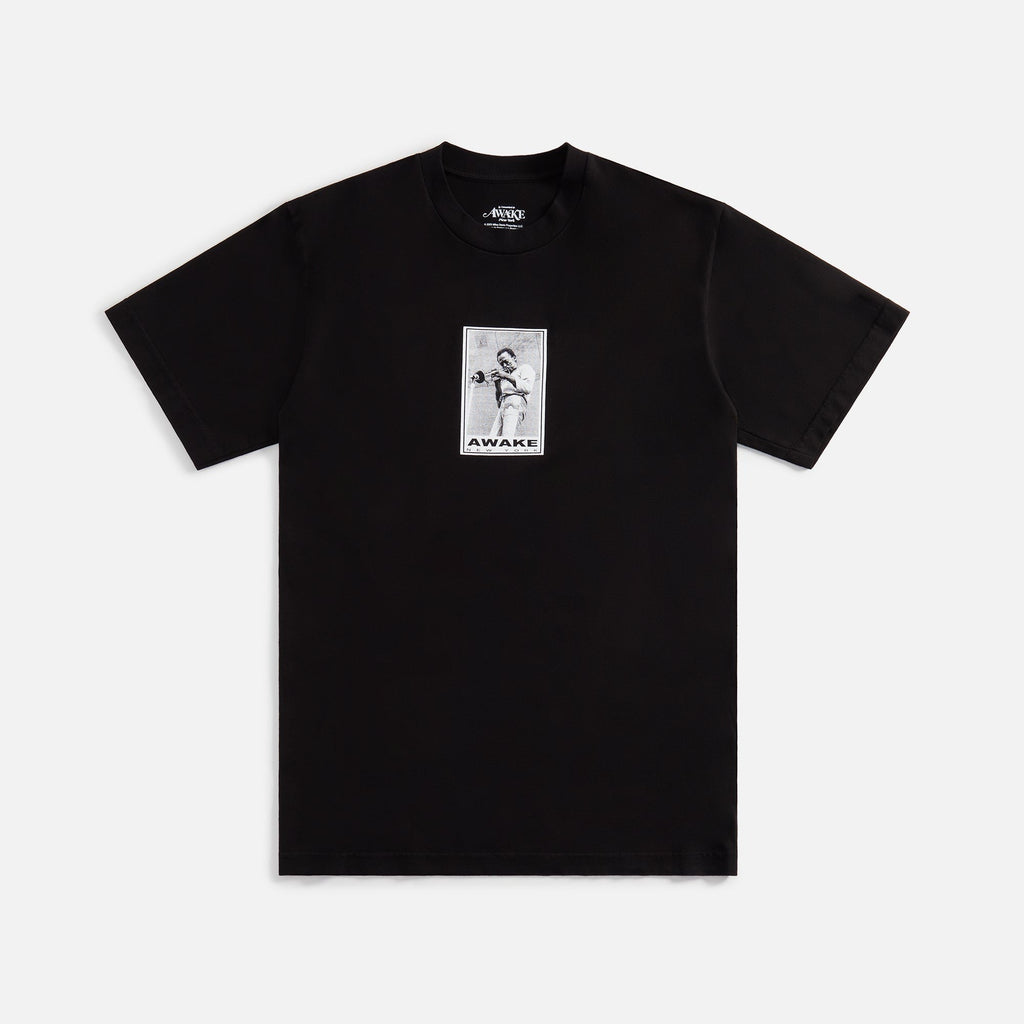 Awake NY Miles Davis Printed Tee - Black