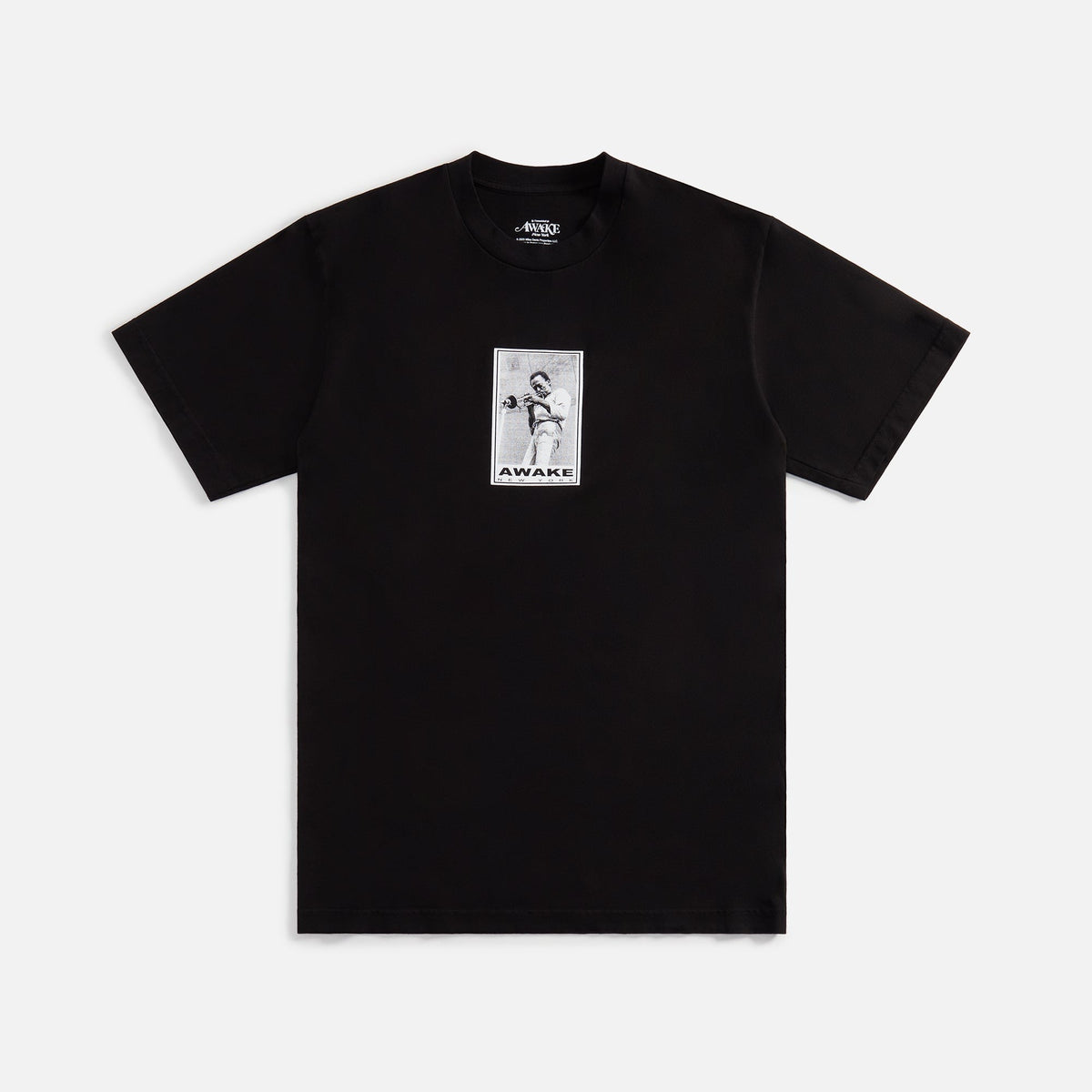 Awake NY Miles Davis Printed Tee - Black