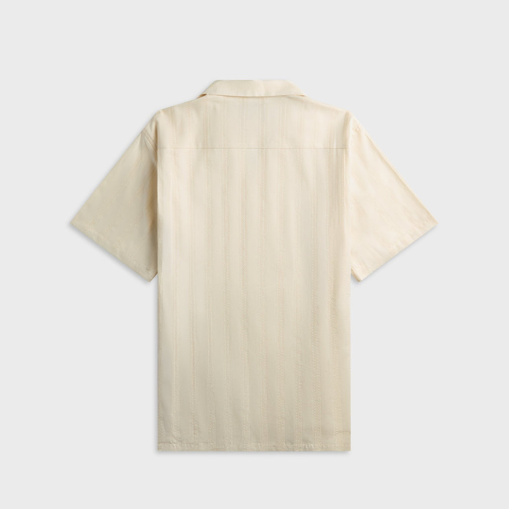 WTAPS Frio 02 Cotton Leno Cloth Textile Short Sleeve Shirt - White