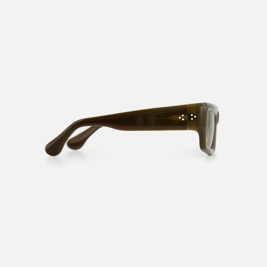 Port Tanger Sabea Frame Acetate - Zaytun / Warm Olive Lens