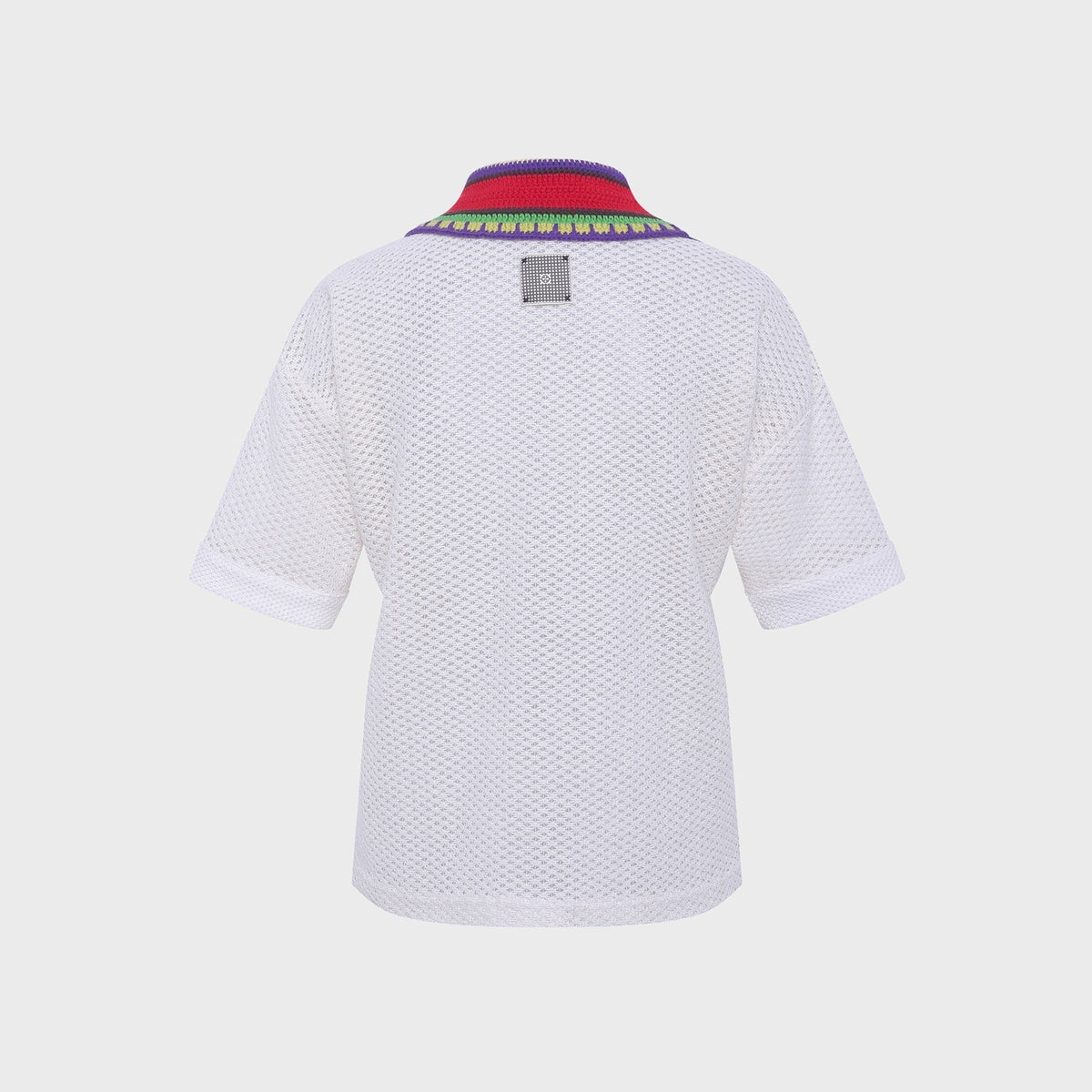 Siedres Leo Boxy Fit Short-Sleeve Polo - Ecru