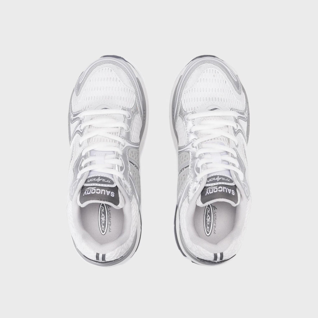 Saucony GS Triumph 4 KDZ - White / Silver