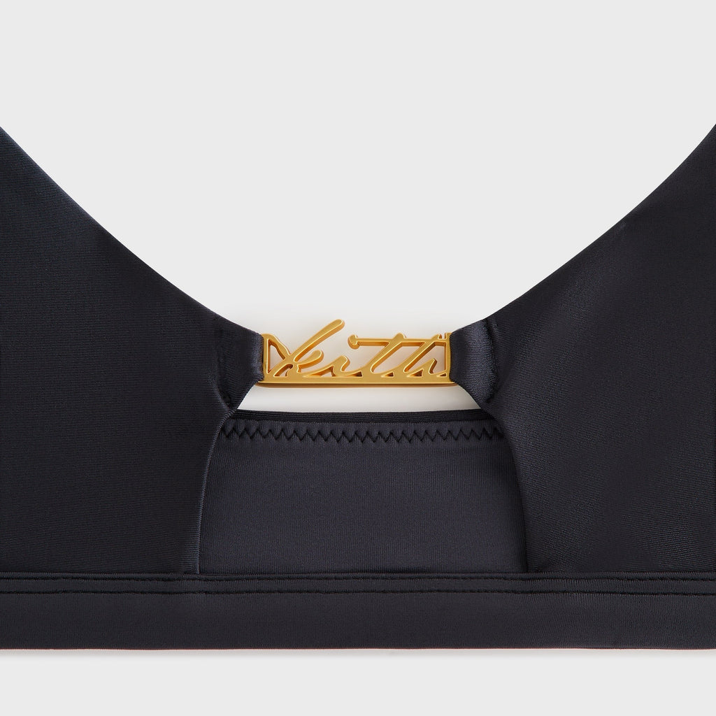 Kith Women Jaydyn Keyhole Bikini Top - Black