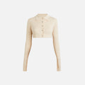Sandy Liang Gerber Cardigan - Bone