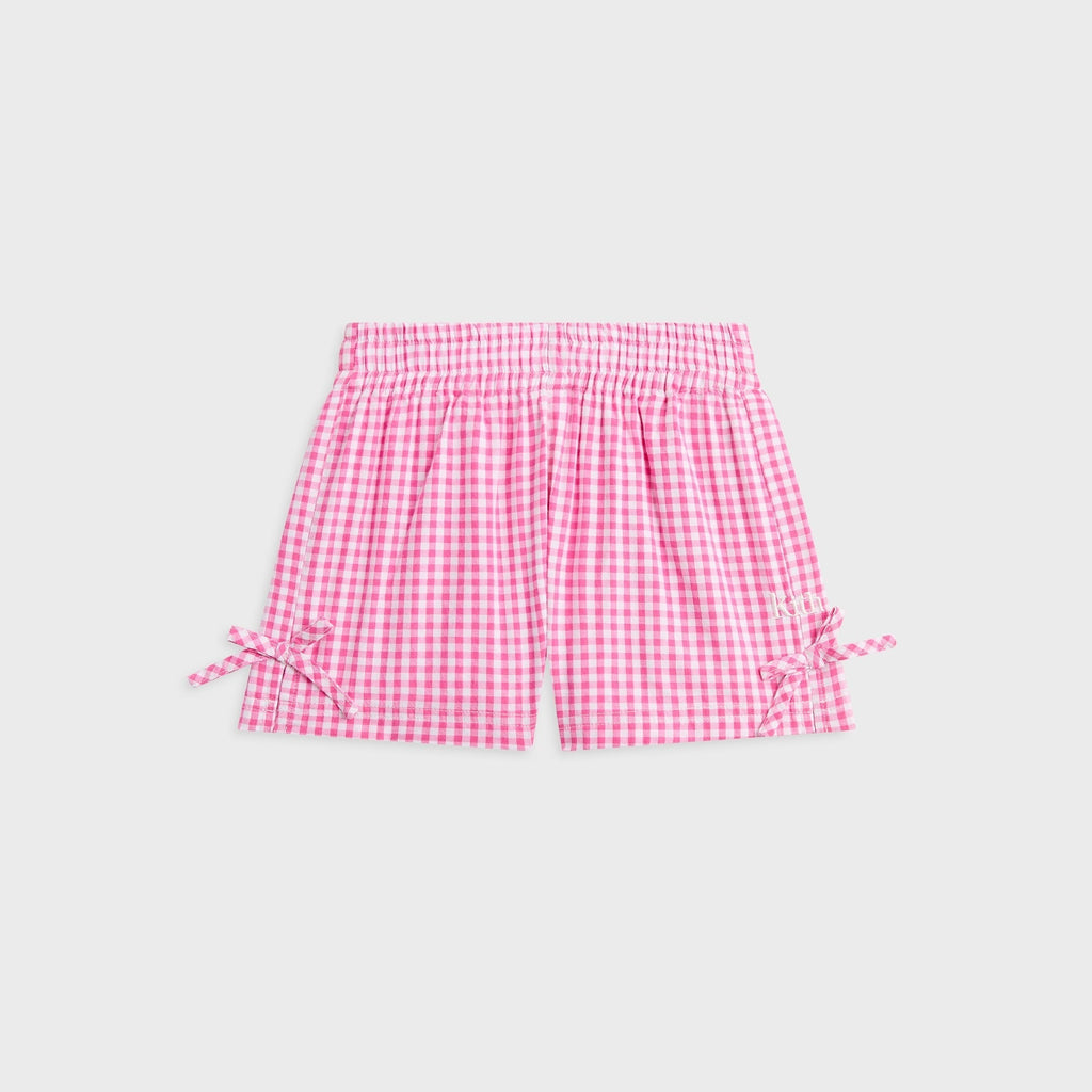 Kith Kids Gingham Tie Michla Short - Electra