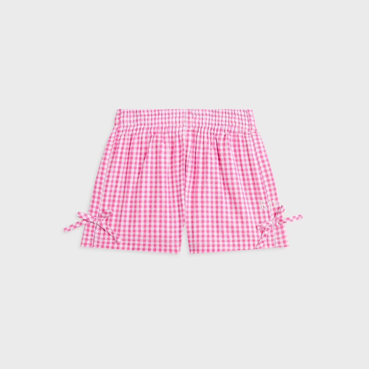 Kith Kids Gingham Tie Michla Short - Electra