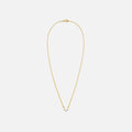Yvonne Leon Collier Necklace PM 1 Baguettes Clos Diamant Small Link - Yellow