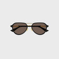 Bottega Veneta BV1373S Sunglasses - Black / Brown