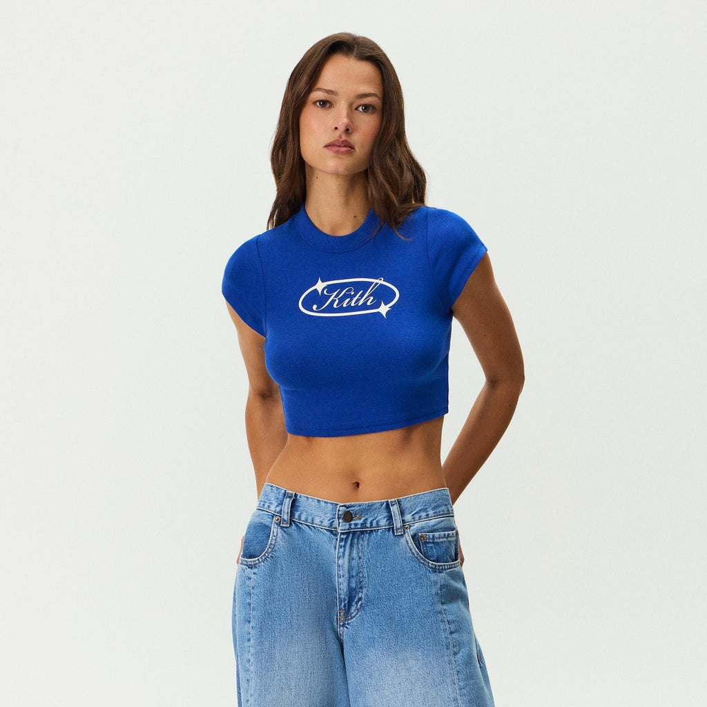 Kith Women Corvin Kith Gleam Cap Sleeve Tee - Cyclone