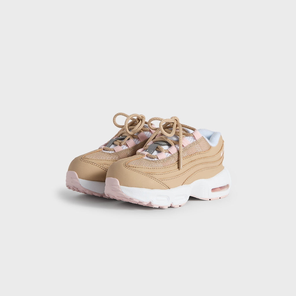 Kith Kids for Nike TD Air Max 95 "Linen" - Linen / Atmosphere / White