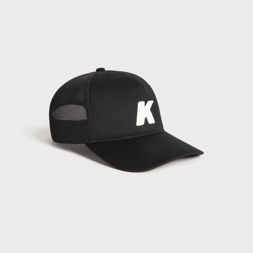 Kith Relaxed Twill Nolan Trucker Hat - Black