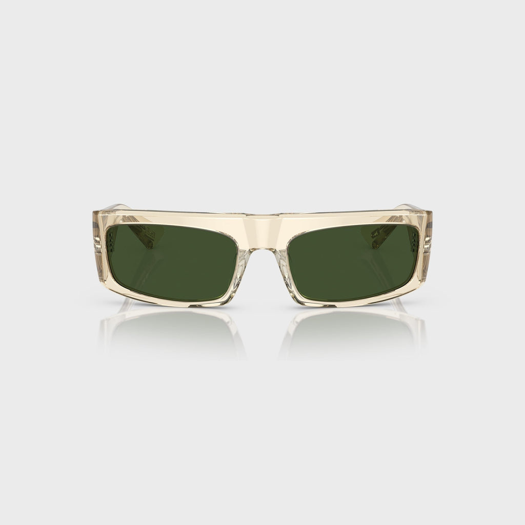 KHAITE x Oliver Peoples 1979C Sunglasses - Buff / Vibrant Green