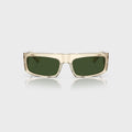 KHAITE x Oliver Peoples 1979C Sunglasses - Buff / Vibrant Green