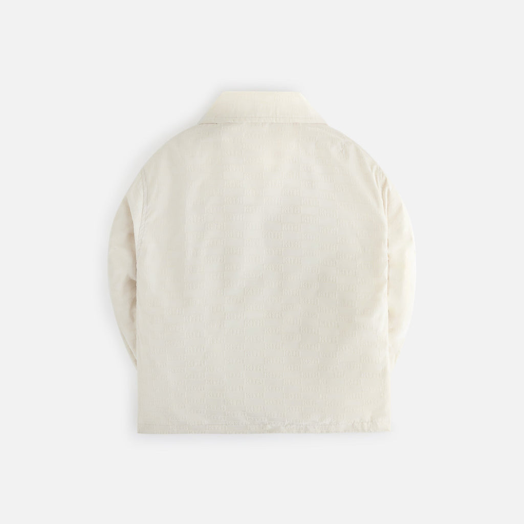 Kith Kids Flocked Monogram Coaches Jacket - Veil