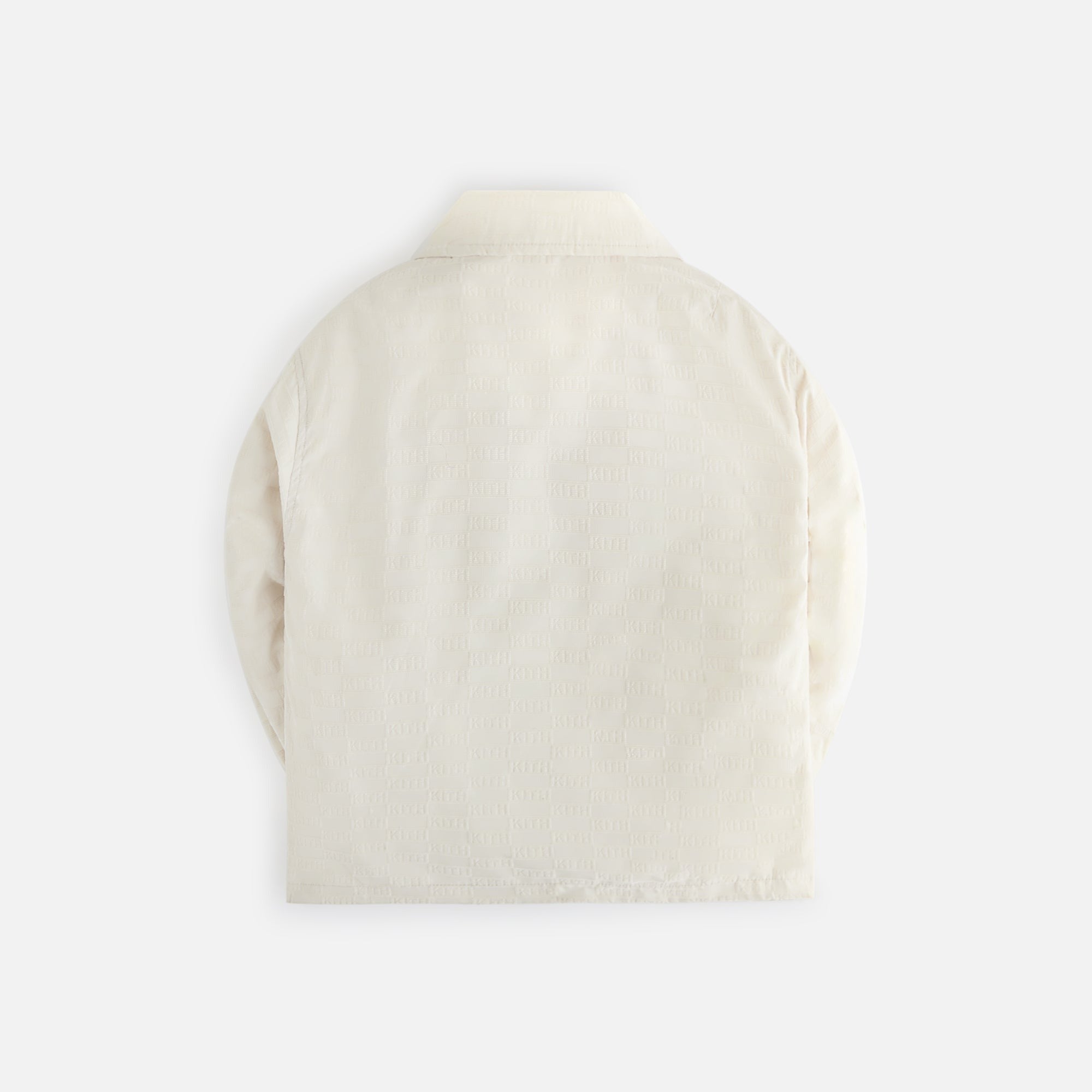 Kith Kids Flocked Monogram Coaches Jacket - Veil